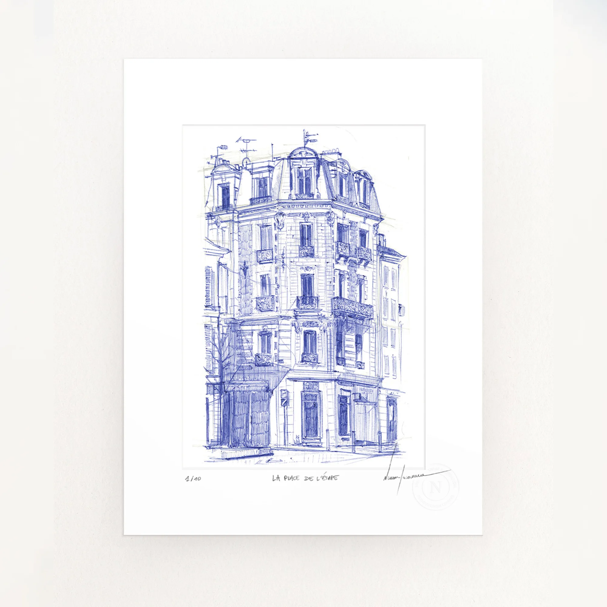 Reproduction Place de l'Étape