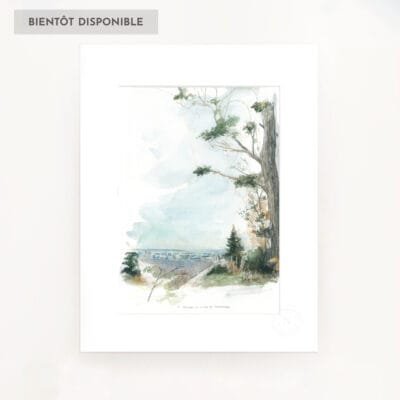 Reproduction Panorama de Fontainebleau
