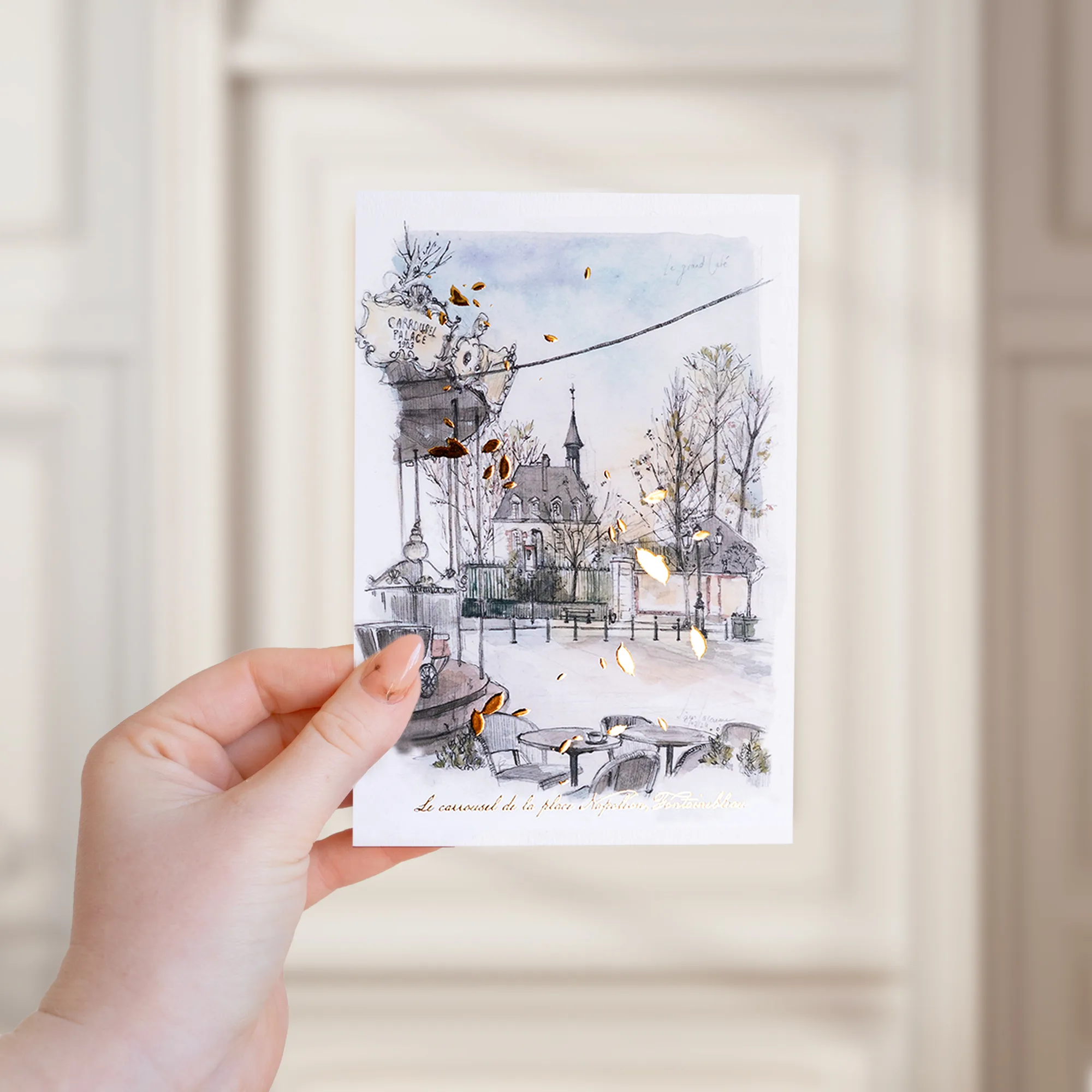 Carte Carrousel de Fontainebleau