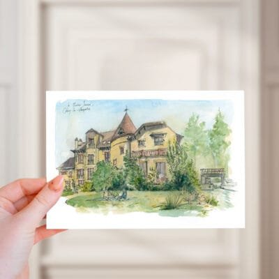 Carte A5 Moulin Jaune de Crécy-la-Chapelle