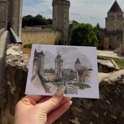 Carte A6 Château de Blandy-les-Tours