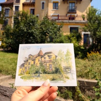 Carte A6 Moulin Jaune de Crécy-la-Chapelle