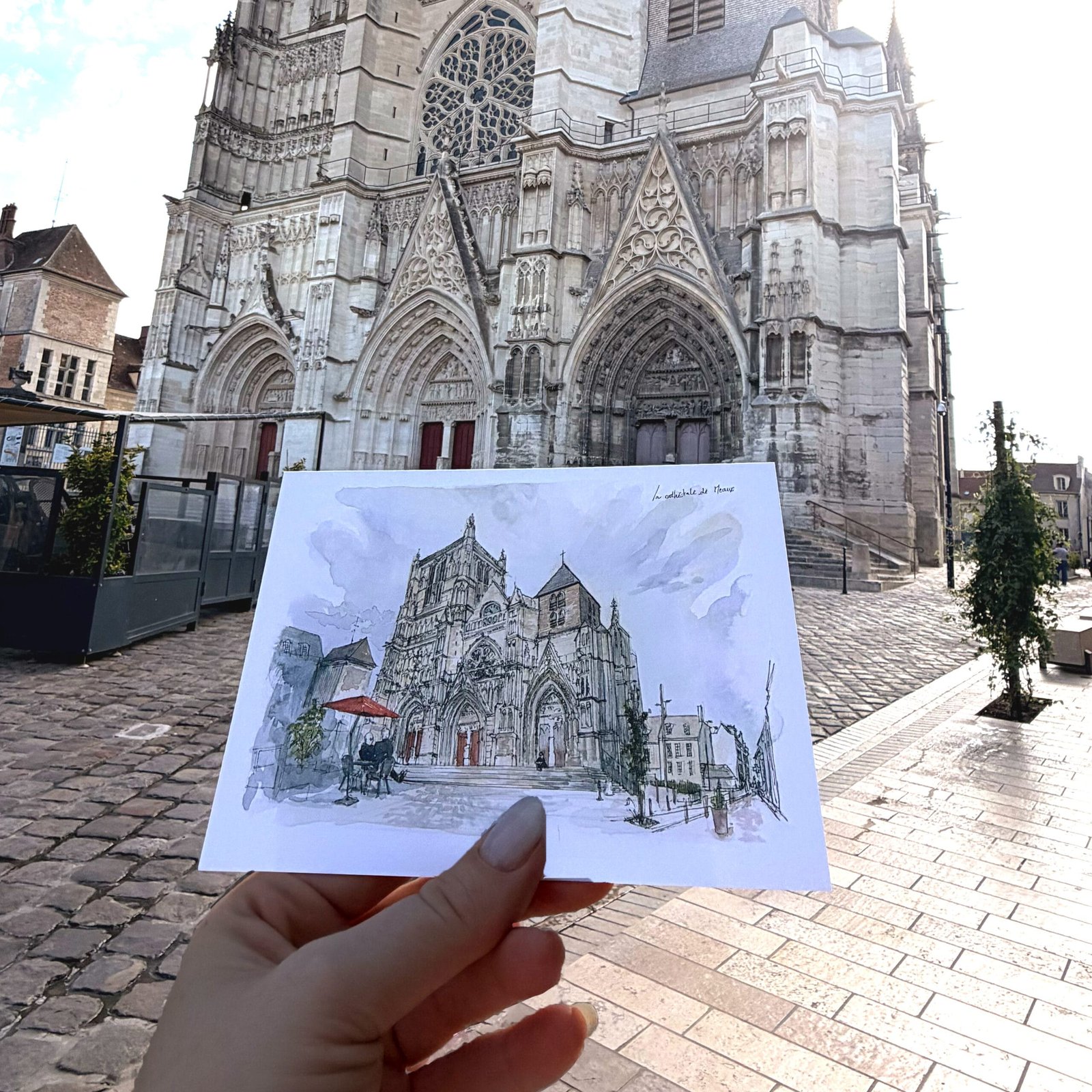 Carte A6 Cathédrale Saint-Étienne de Meaux