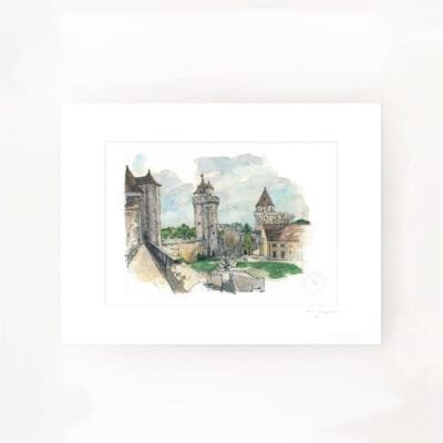 Reproduction limitée Château de Blandy-les-Tours