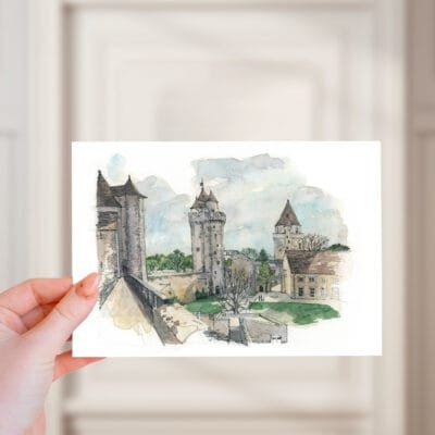 Carte A5 Château de Blandy-les-Tours