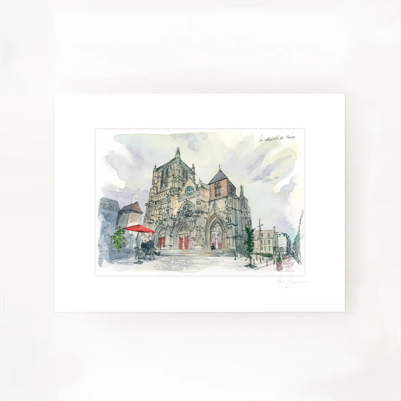 Reproduction limitée Cathédrale Saint-Étienne de Meaux