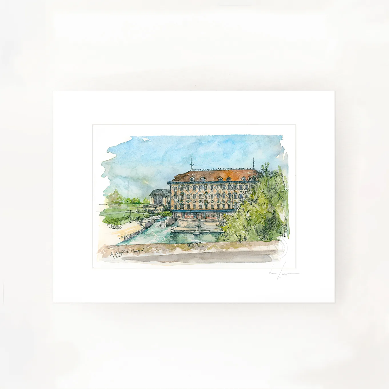 Reproduction limitée Chocolaterie Menier de Noisiel