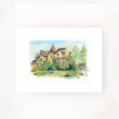 Reproduction limitée Moulin Jaune de Crécy-la-Chapelle